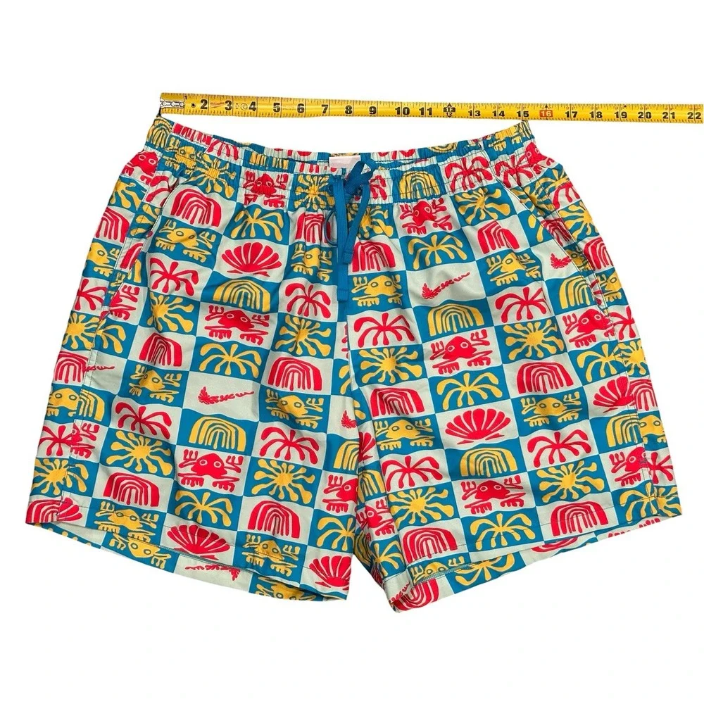 Nike Woven Flow Mesh Lined Mid Thigh Teal‎ Laser Blue Shorts Trunks Size XL